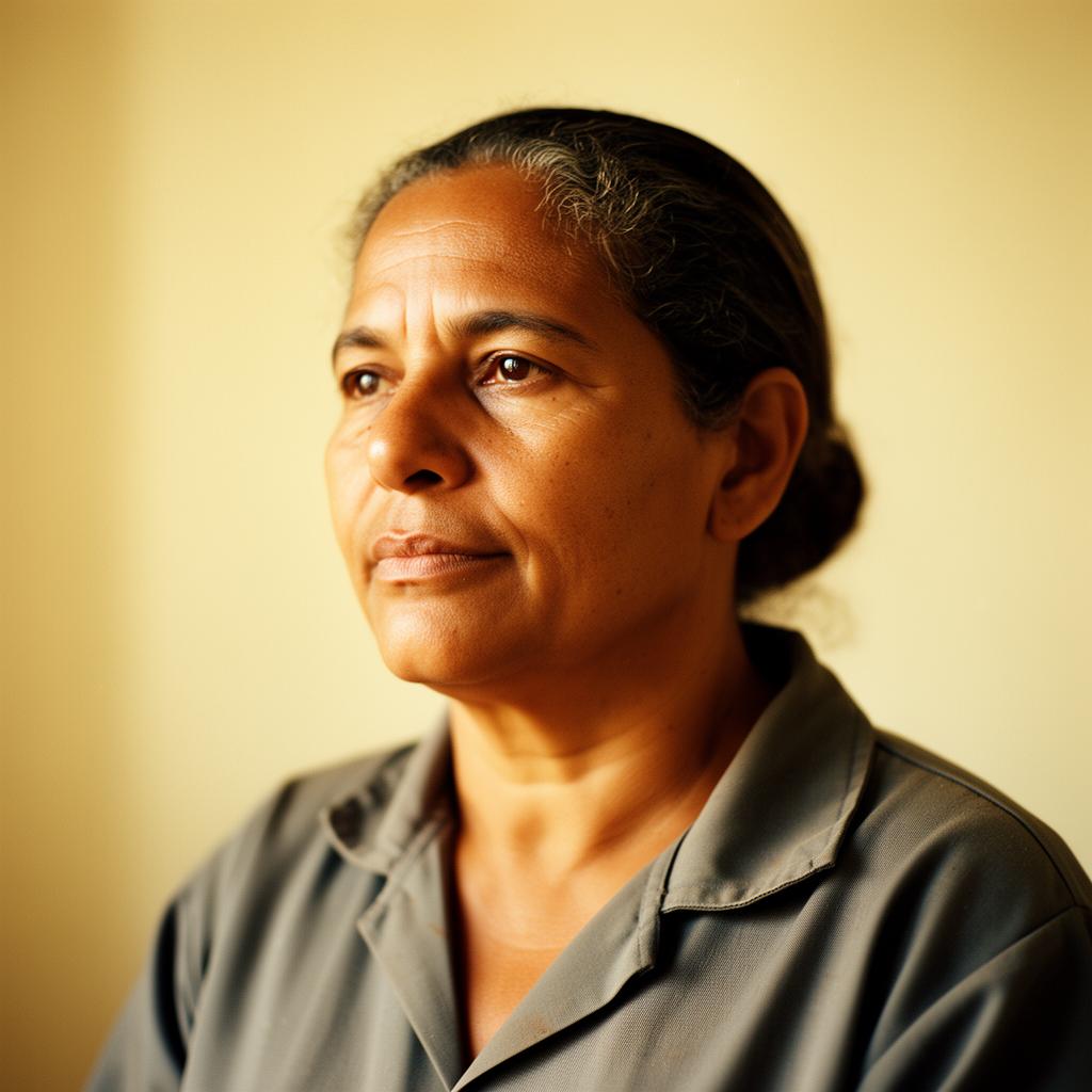 Trabalhadora brasileira em retrato documental